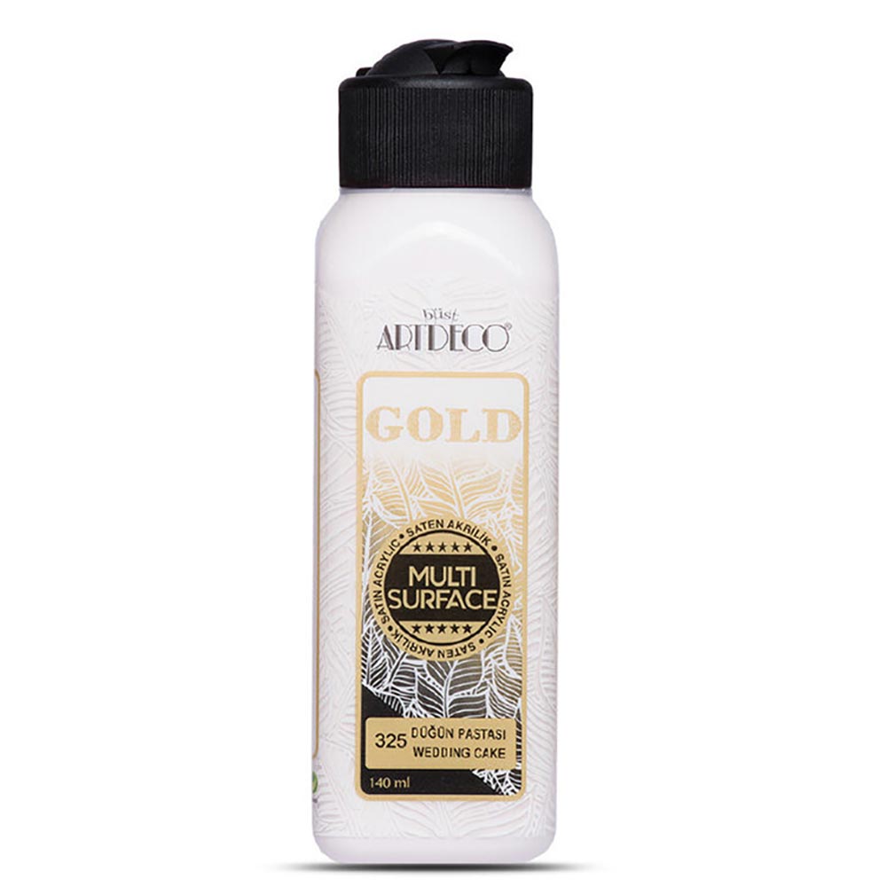 Artdeco Gold Multi-Surface Akrilik Boya 140ml Düğün Pastası 325