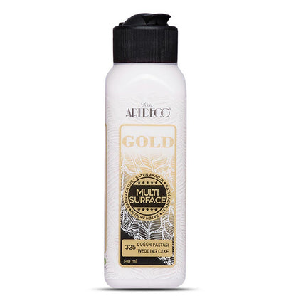Artdeco Gold Multi-Surface Akrilik Boya 140ml Düğün Pastası 325