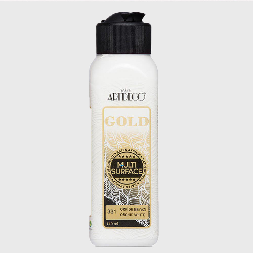 Artdeco Gold Multi-Surface Akrilik Boya 140ml Orkide Beyazı 331