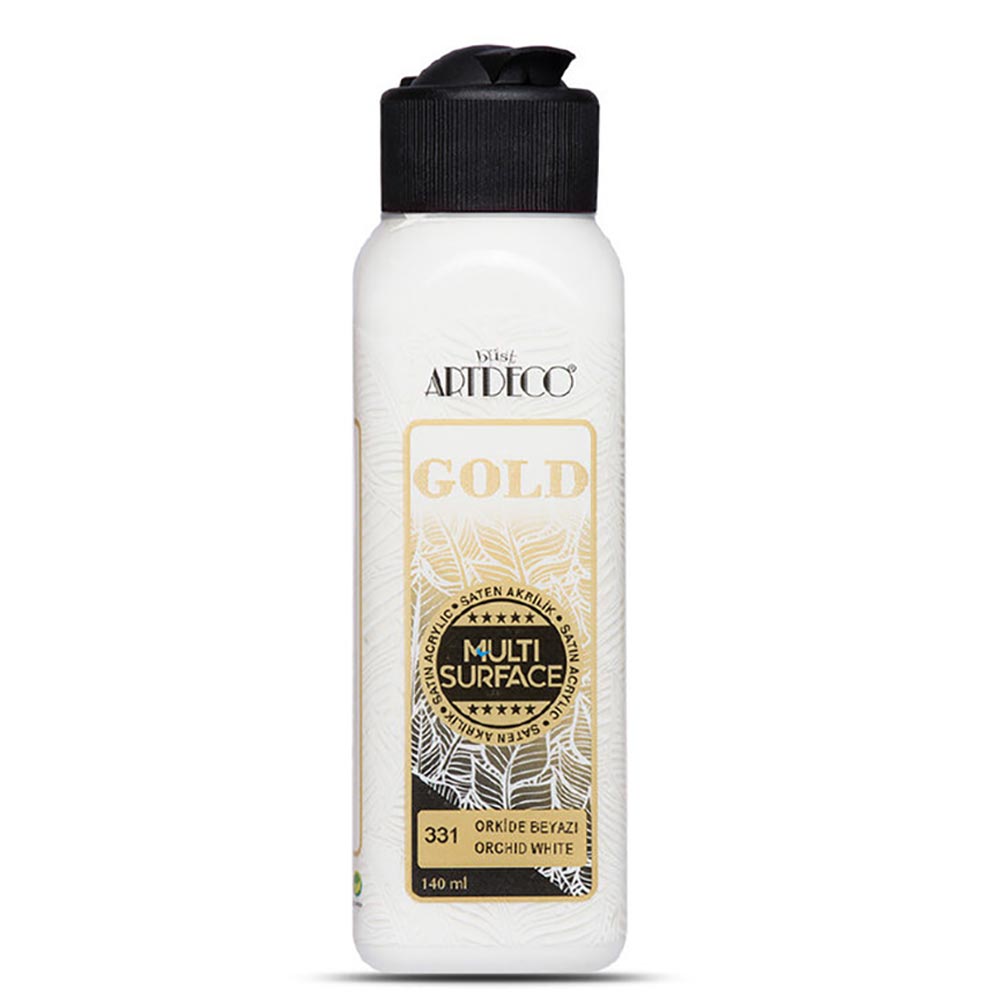 Artdeco Gold Multi-Surface Akrilik Boya 140ml Orkide Beyazı 331