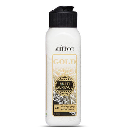Artdeco Gold Multi-Surface Akrilik Boya 140ml Orkide Beyazı 331