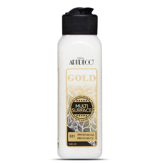 Artdeco Gold Multi-Surface Akrilik Boya 140ml Orkide Beyazı 331