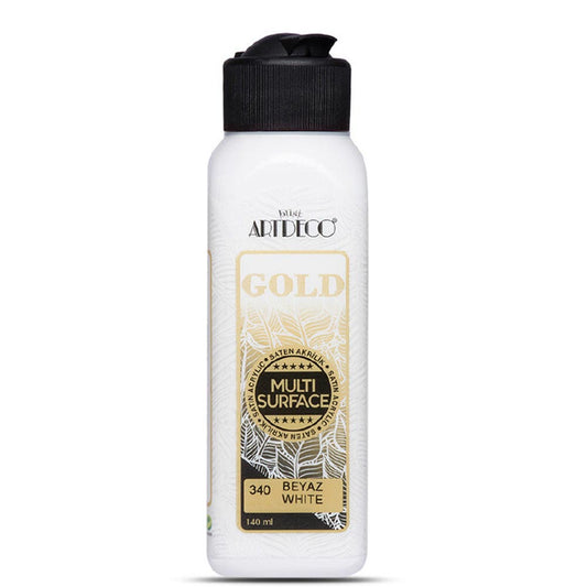 Artdeco Gold Multi-Surface Akrilik Boya 140ml Beyaz 340