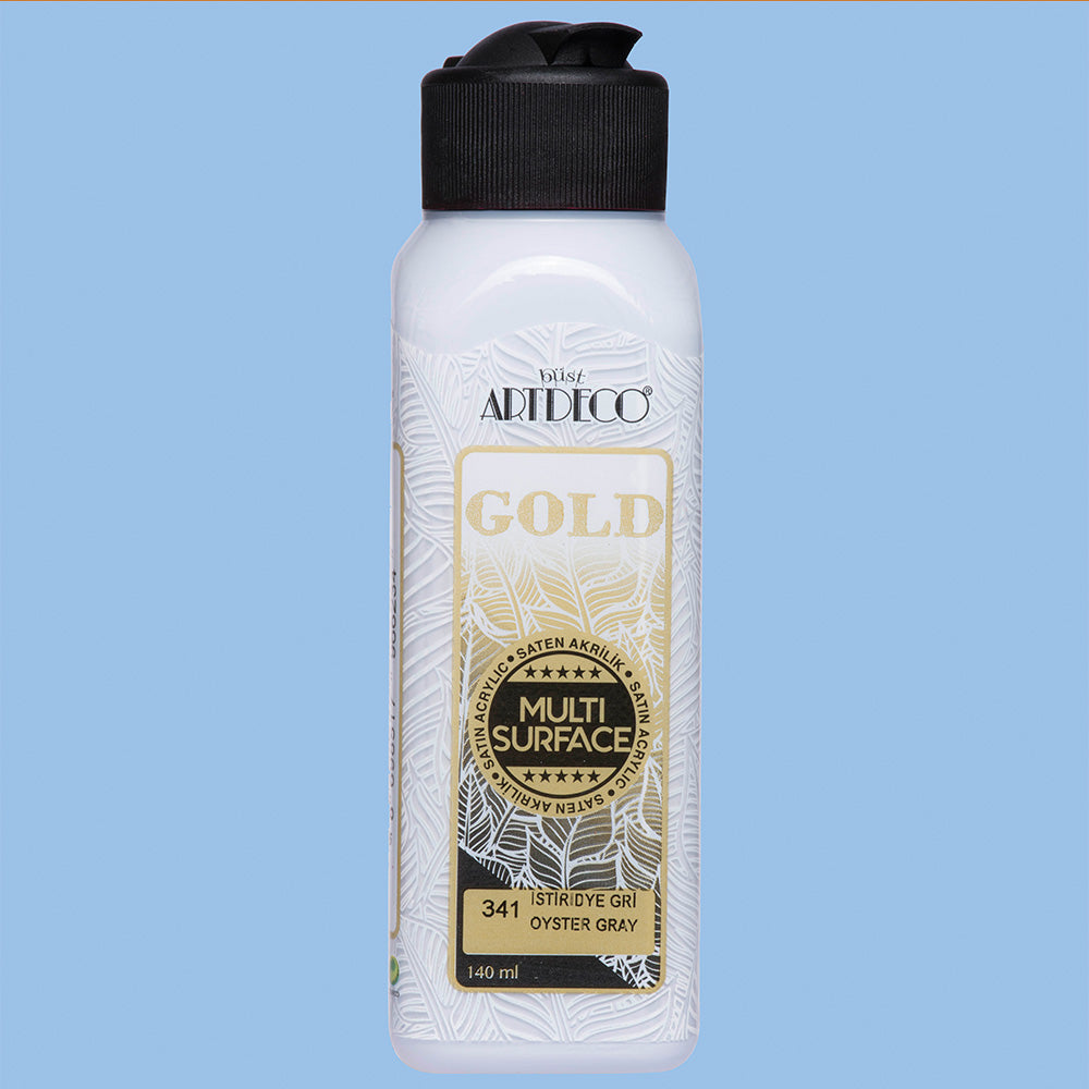 Artdeco Gold Multi-Surface Akrilik Boya 140ml İstiridye Grisi 341