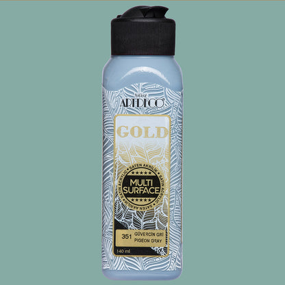Artdeco Gold Multi-Surface Akrilik Boya 140ml Güvercin Gri 351