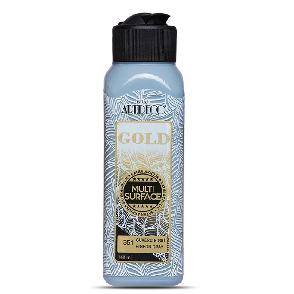 Artdeco Gold Multi-Surface Akrilik Boya 140ml Güvercin Gri 351