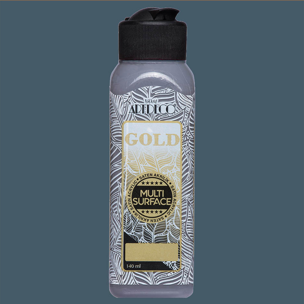 Artdeco Gold Multi-Surface Akrilik Boya 140ml Uzay Gri 355