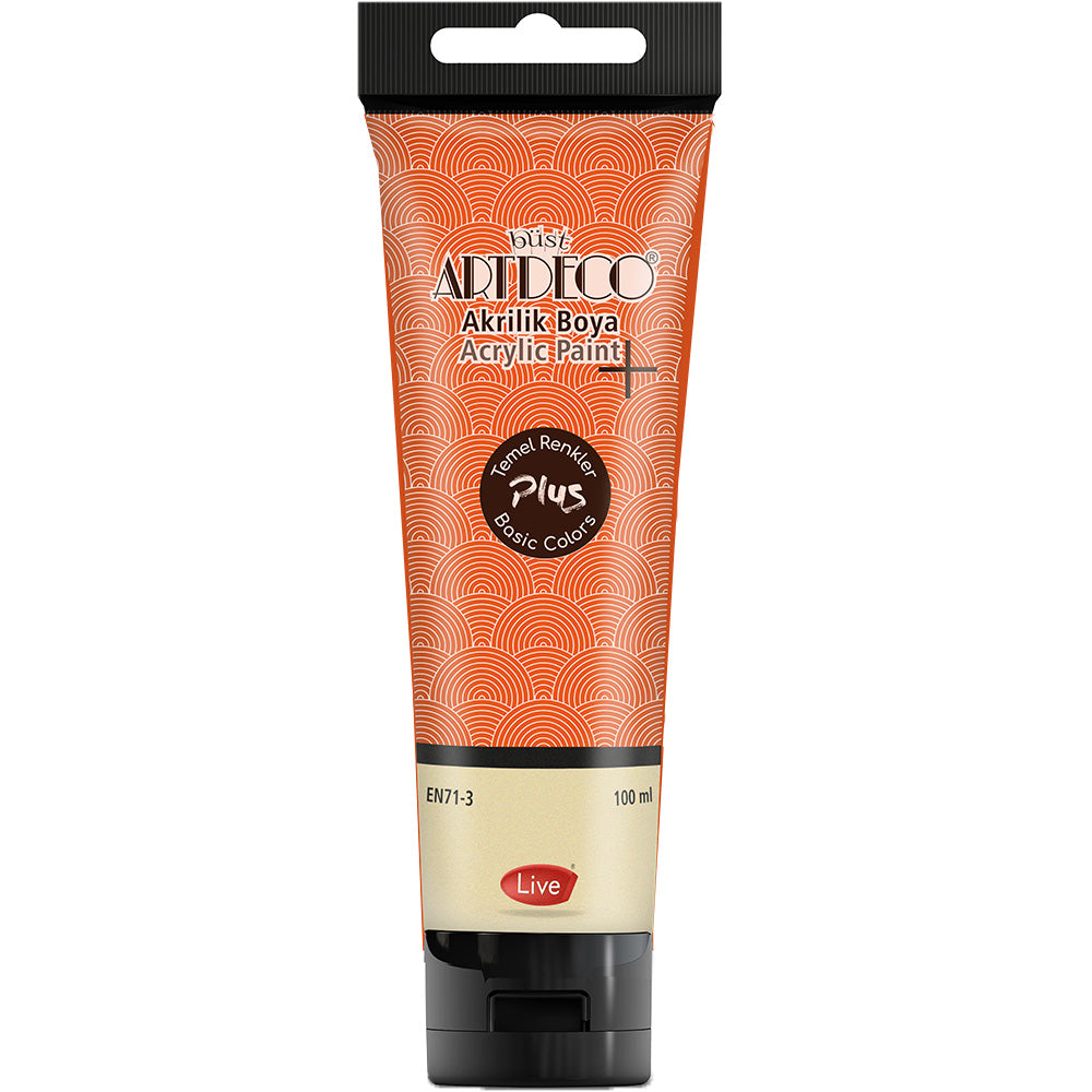 Artdeco Plus Akrilik Boya 100ml Tüp Turuncu 410