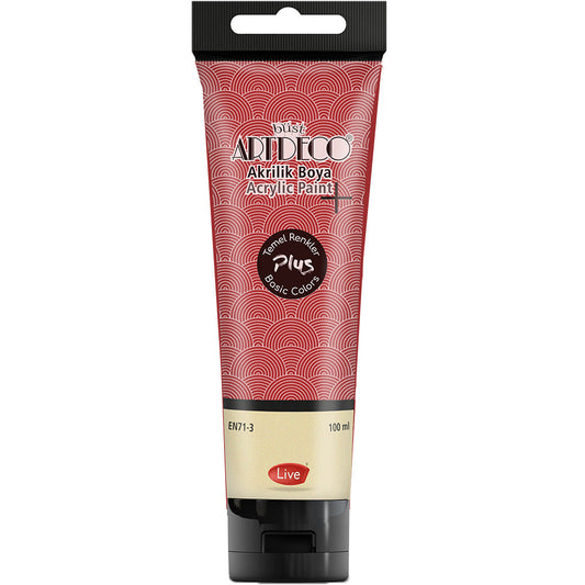 Artdeco Plus Akrilik Boya 100ml Tüp Kırmızı 417