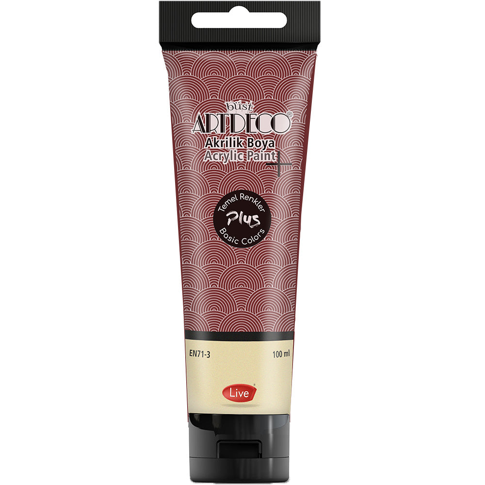 Artdeco Plus Akrilik Boya 100ml Tüp Koyu Kırmızı 420