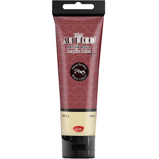 Artdeco Plus Akrilik Boya 100ml Tüp Bordo 424