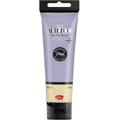Artdeco Plus Akrilik Boya 100ml Tüp Açık Mor 435