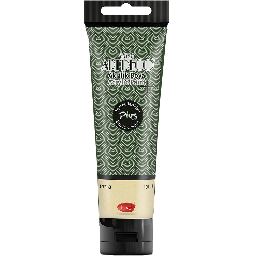 Artdeco Plus Akrilik Boya 100ml Tüp Oksit Krom 472
