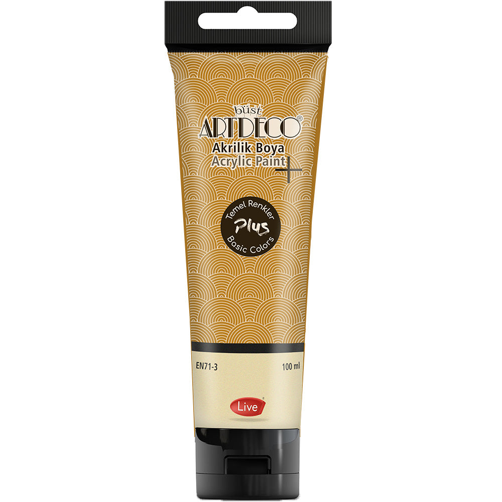 Artdeco Plus Akrilik Boya 100ml Tüp Napoli Sarısı  475