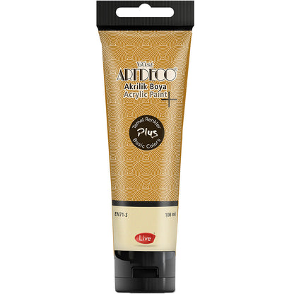 Artdeco Plus Akrilik Boya 100ml Tüp Napoli Sarısı  475
