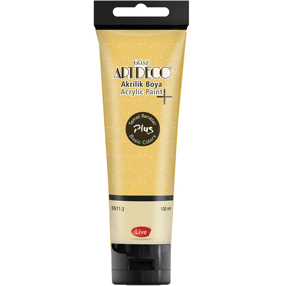 Artdeco Plus Akrilik Boya 100ml Tüp Okre  480