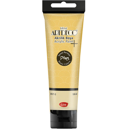 Artdeco Plus Akrilik Boya 100ml Tüp Okre  480