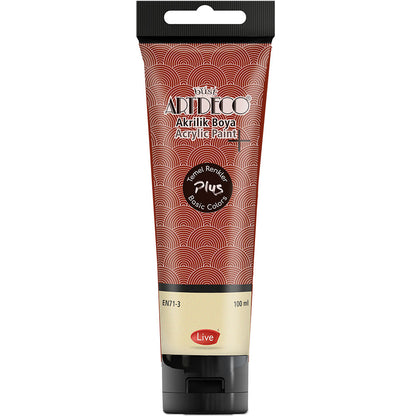 Artdeco Plus Akrilik Boya 100ml Tüp Kızıl Kahve 488
