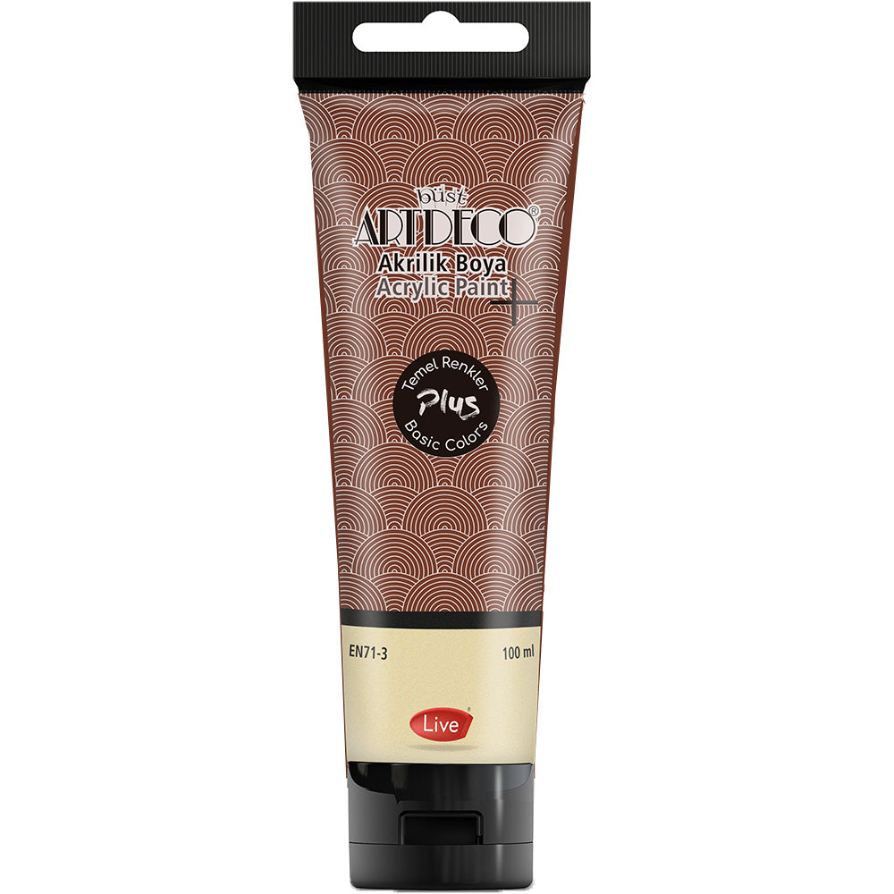 Artdeco Plus Akrilik Boya 100ml Tüp Oksit Kırmızı 490