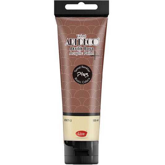 Artdeco Plus Akrilik Boya 100ml Tüp Oksit Kırmızı 490