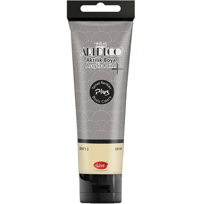 Artdeco Plus Akrilik Boya 100ml Tüp Sıcak Gri 494