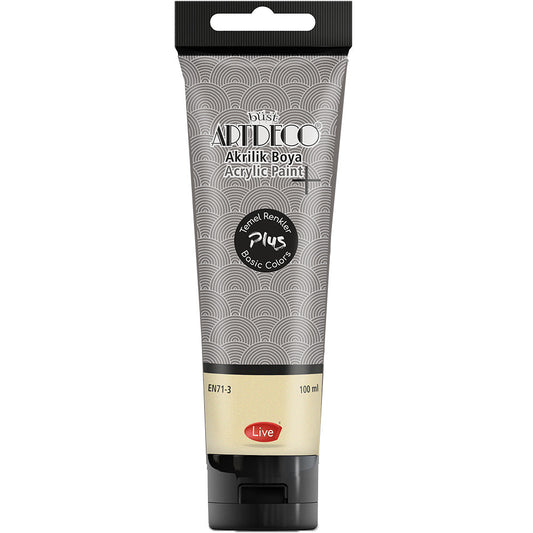 Artdeco Plus Akrilik Boya 100ml Tüp Sıcak Gri 494