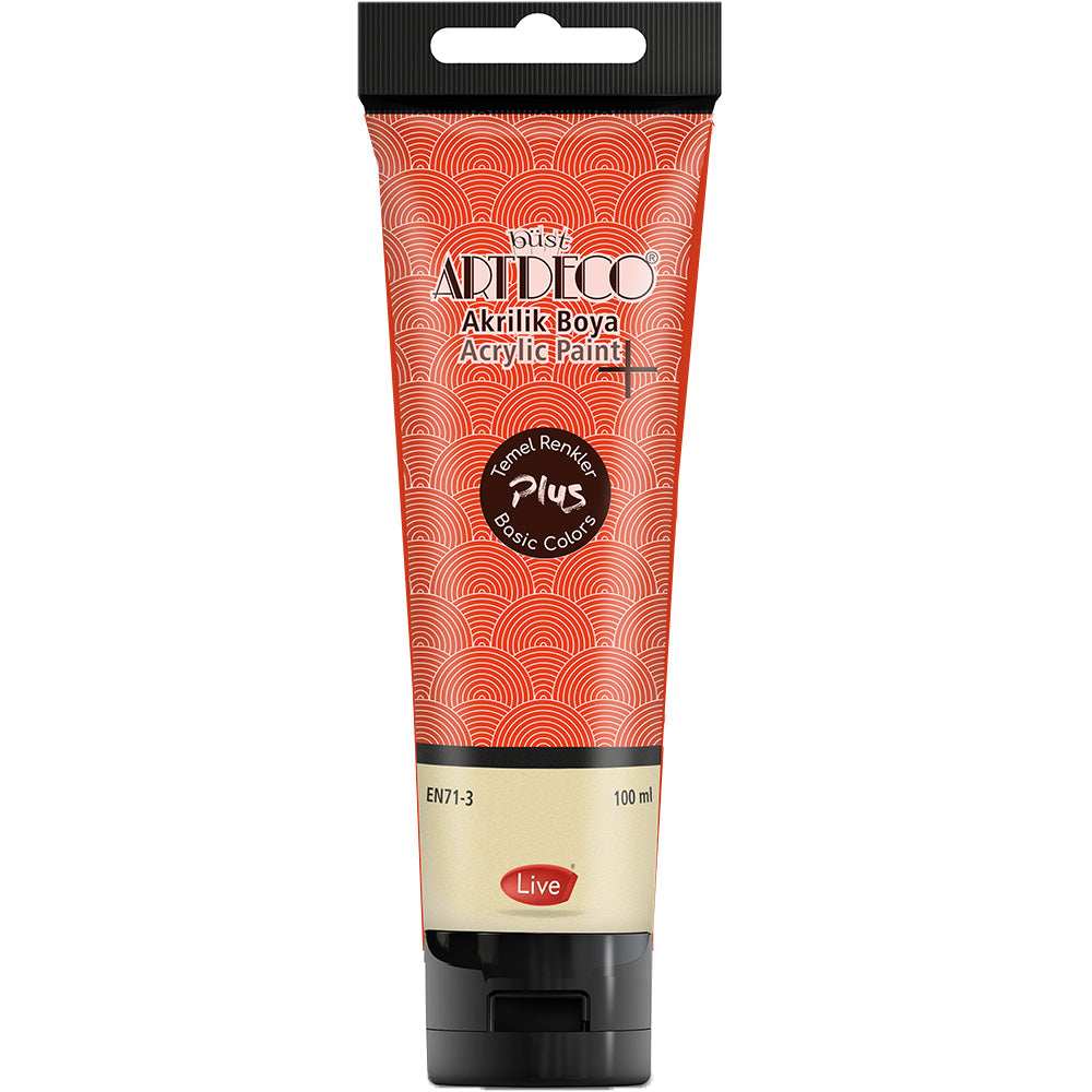Artdeco Plus Neon Akrilik Boya 100ml Tüp Turuncu 512