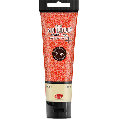 Artdeco Plus Neon Akrilik Boya 100ml Tüp Turuncu 512