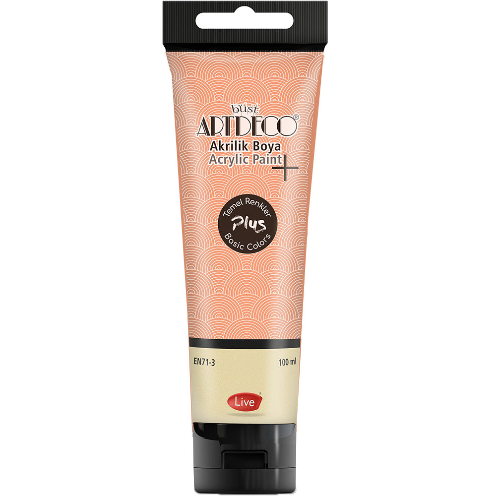 Artdeco Plus Pastel Akrilik Boya 100ml Tüp Turuncu 529