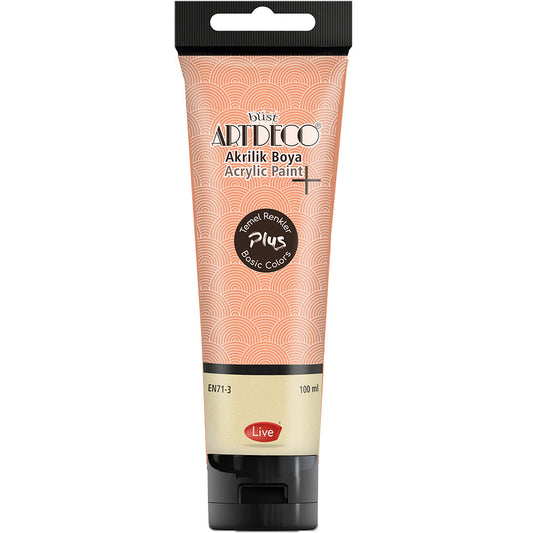 Artdeco Plus Pastel Akrilik Boya 100ml Tüp Turuncu 529
