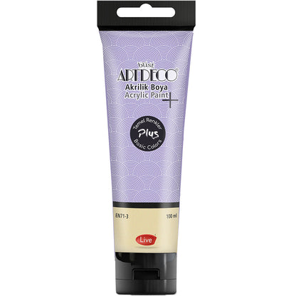 Artdeco Plus Pastel Akrilik Boya 100ml Tüp Mor 535