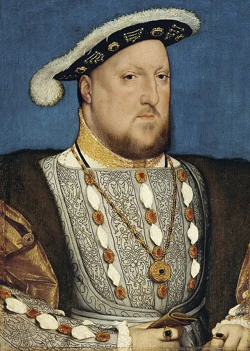 Portrait of Henry VIII of England / İngiltere Kralı VIII. Henry Portresi<br>
Meşe panel üzerine yağlı boya<br>27,5 × 17,5 cm<br>
yak. 1536