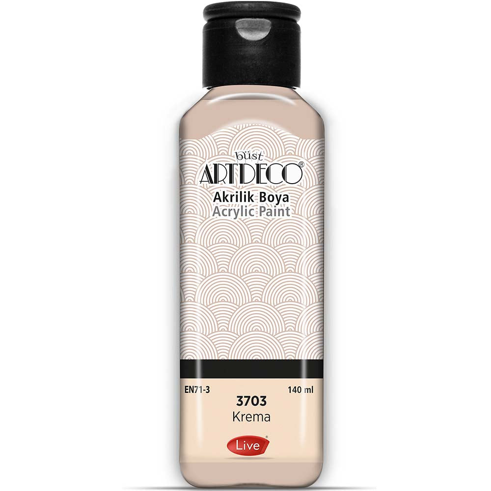 Artdeco Akrilik Boya 140ml Krema 3703