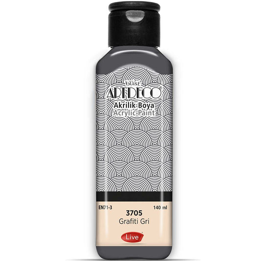 Artdeco Akrilik Boya 140ml Grafiti Gri 3705