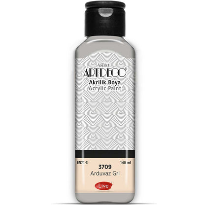 Artdeco Akrilik Boya 140ml Arduvaz Gri 3709