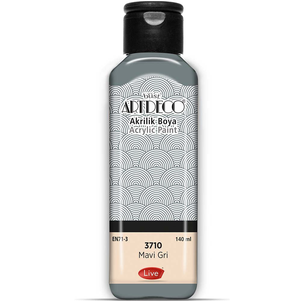 Artdeco Akrilik Boya 140ml Mavi Gri 3710