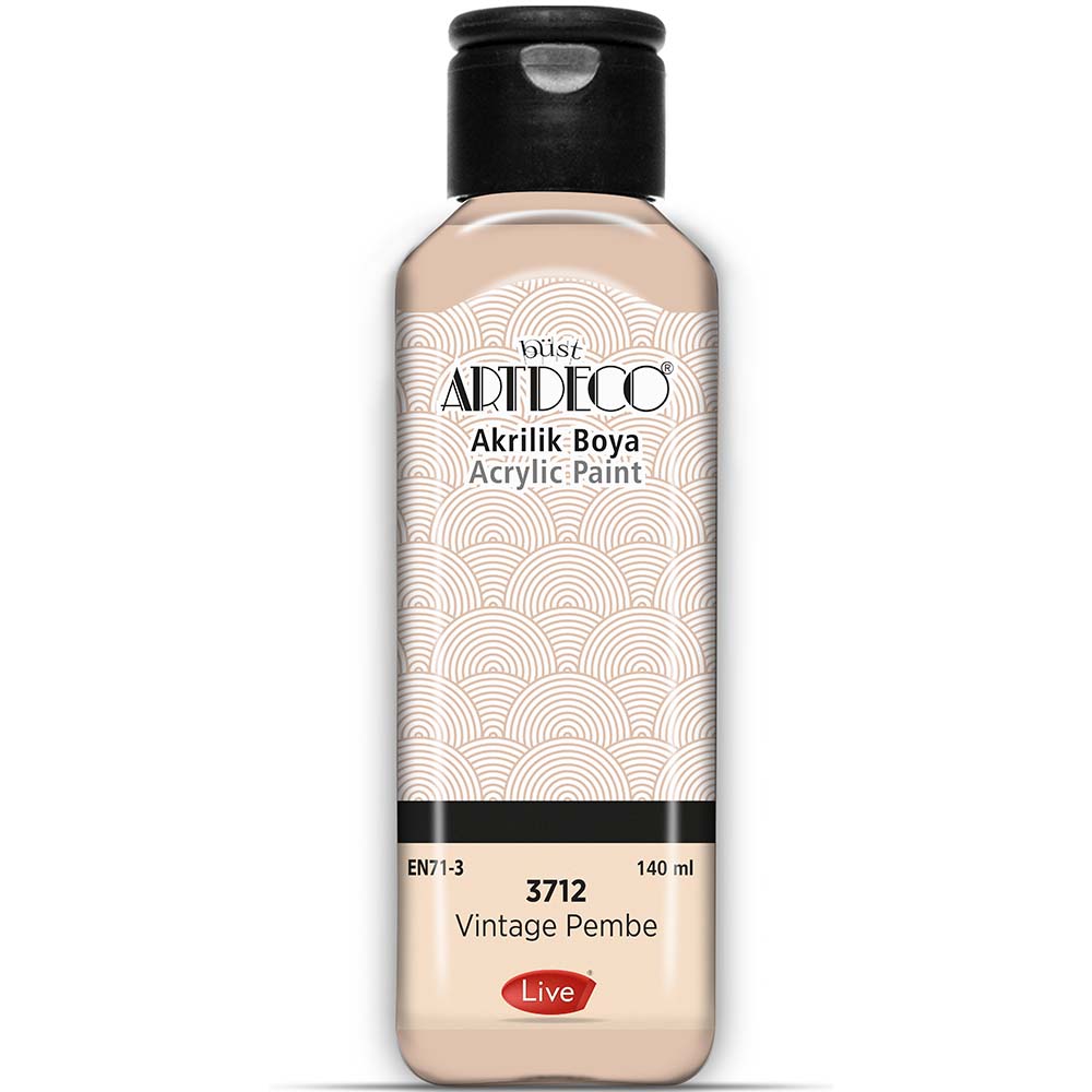 Artdeco Akrilik Boya 140ml Vintage Pembe 3712