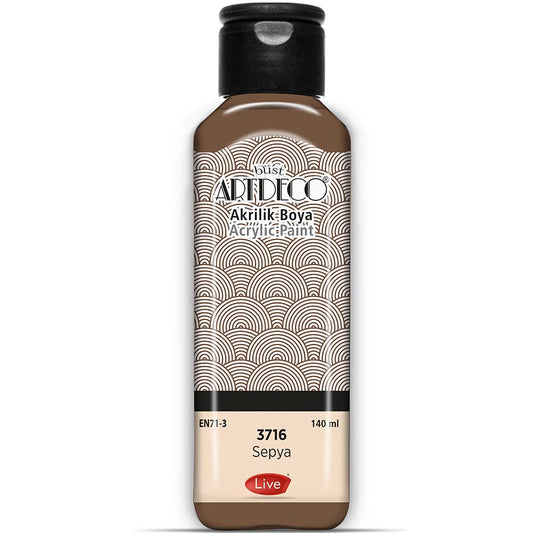 Artdeco Akrilik Boya 140ml Sepya 3716