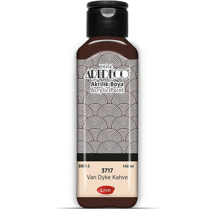 Artdeco Akrilik Boya 140ml Van Dyke Kahve 3717