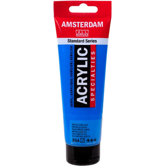 Amsterdam Acrylic 120ml Metallic Blue 834