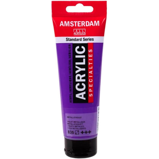 Amsterdam Acrylic 120ml Metallic Violet 835
