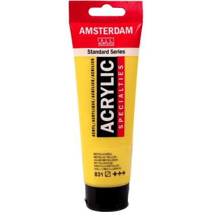 Amsterdam Acrylic 120ml Metallic Yellow 831