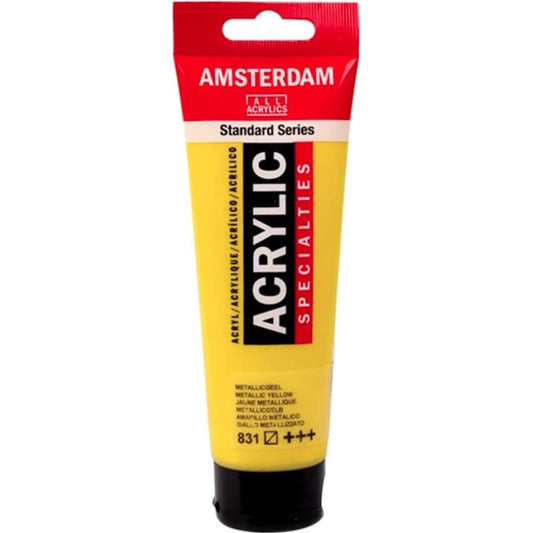 Amsterdam Acrylic 120ml Metallic Yellow 831