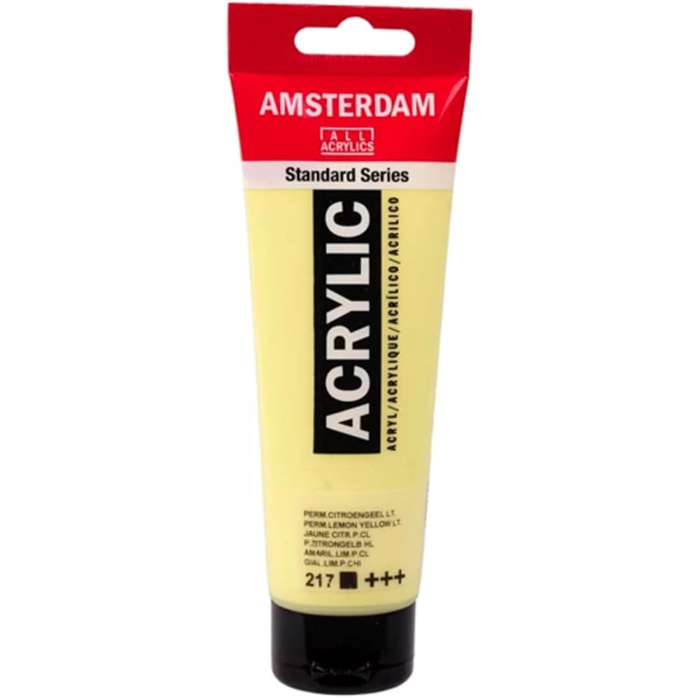 Amsterdam Acrylic 120ml Permanent Lemon Yellow Light 217