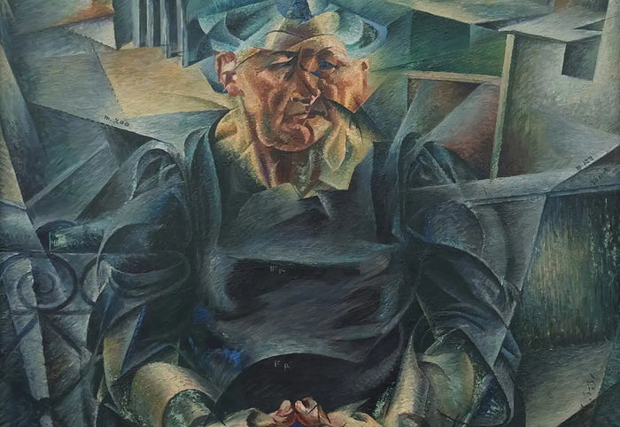 Horizontal Volumes - 1912 - Tuval üzerine yağlı boya, 95 cm x 95.5 cm