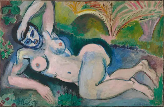 Blue Nude (Souvenir de Biskra) - 1907 - Tuval üzerine yağlı boya, 92.1 cm × 140.3 cm