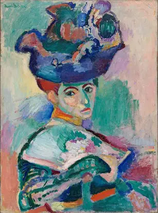 Woman with a Hat - 1905 - Tuval üzerine yağlı boya, 80.65 cm × 59.69 cm