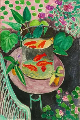Goldfish - 1912 - Tuval üzerine yağlı boya, 98 cm x 140 cm