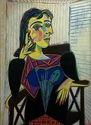 Dora Maar'ın Portresi - 1934 - Tuval üzeri yağlı boya, 92 x 65 cm