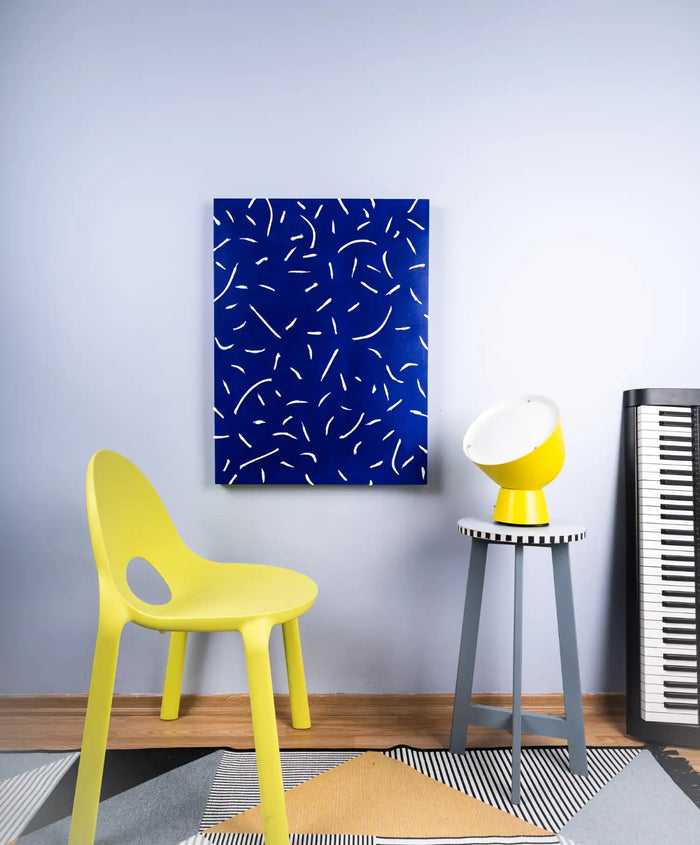 Marin - 2022 - Ahşap tuval üzeri akrilik ve yoğunlaştırıcı medyum, 60 cm x 80 cm